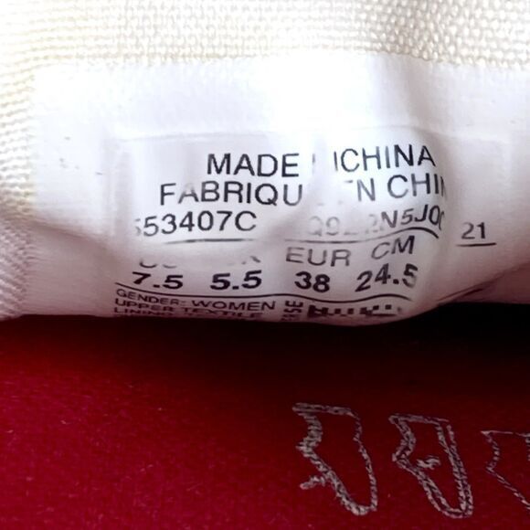 Converse Chuck Taylor Lace Up Sneakers Sz 7.5 Beige Floral Print Streetwear Shoe - Picture 12 of 12